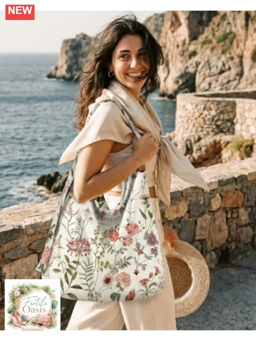 Corduroy Hobo Bag Large Zipper Tote Shoulder Crossbody Women